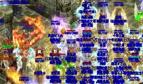传奇1.90版：与骷髅武士的刺激战斗